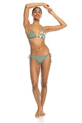 Womensecret Women's Triangle Bikini Set - Beach Classics Tie Side  beige