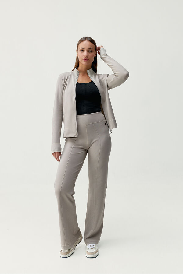 Born Living Yoga Sportjacke Gita Grain mit Print