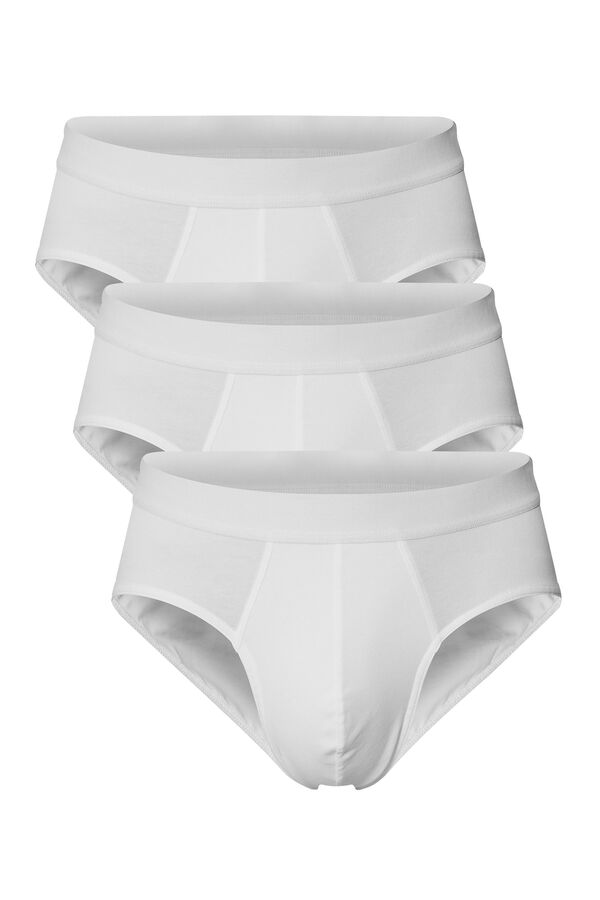 Bread & Boxers 3er-Pack wei&szlig;e Slips Wei&szlig;