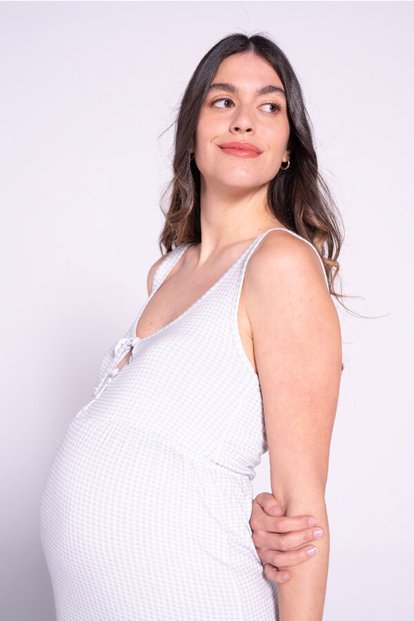 Ohma! Camis&oacute;n lactancia azul