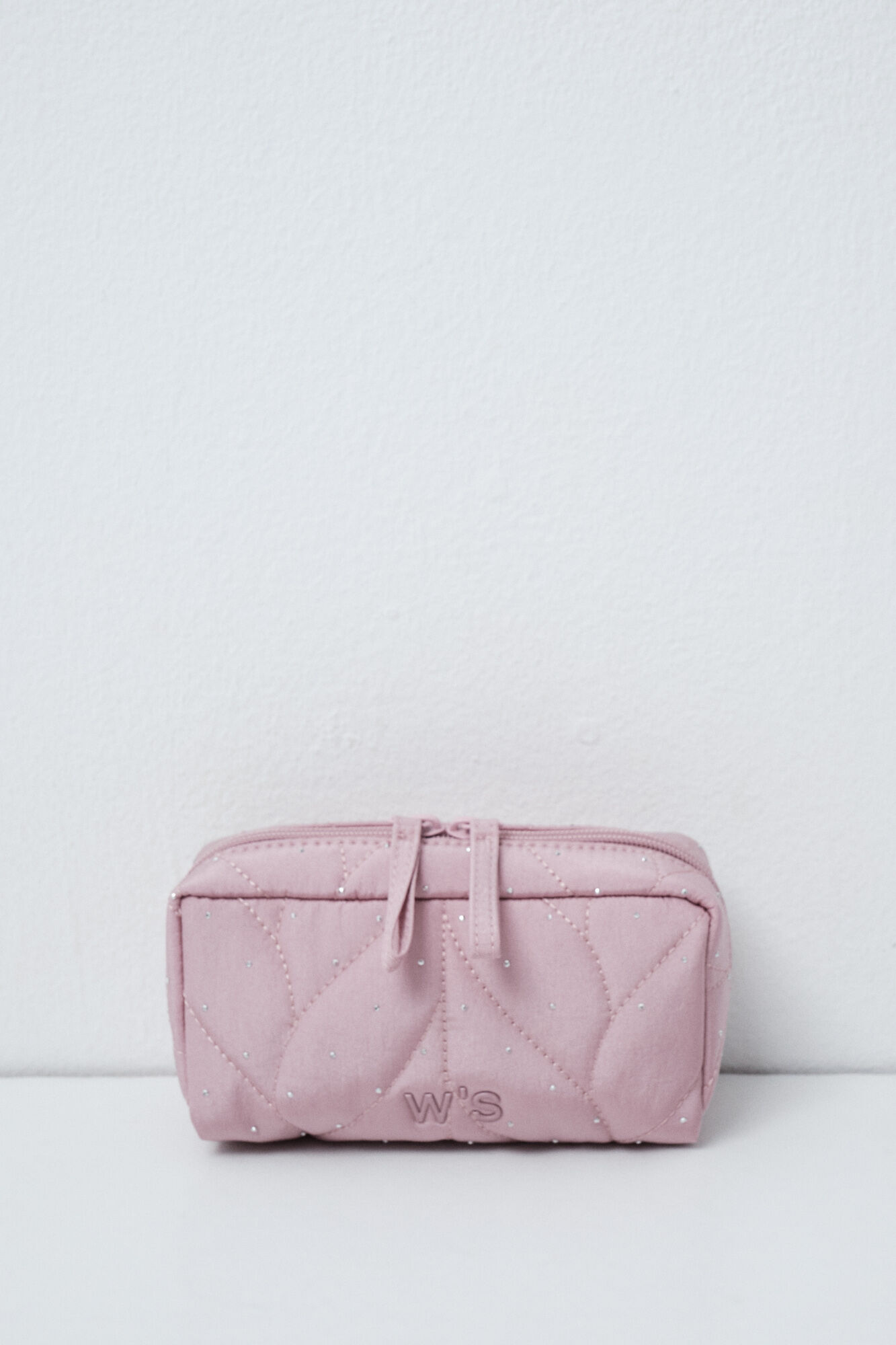 Women'secret Trousse de toilette portefeuille petite matelass&eacute;e rose