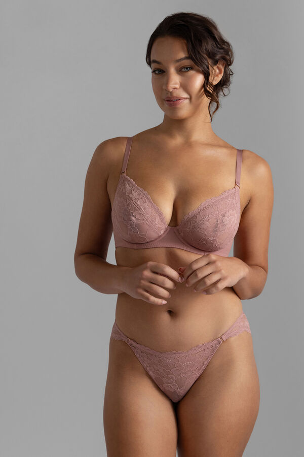 Dorina Pack 2 sujetadores aro encaje rosa