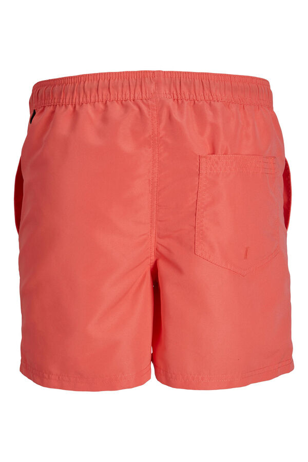 Jack & Jones Ba&ntilde;ador liso rojo