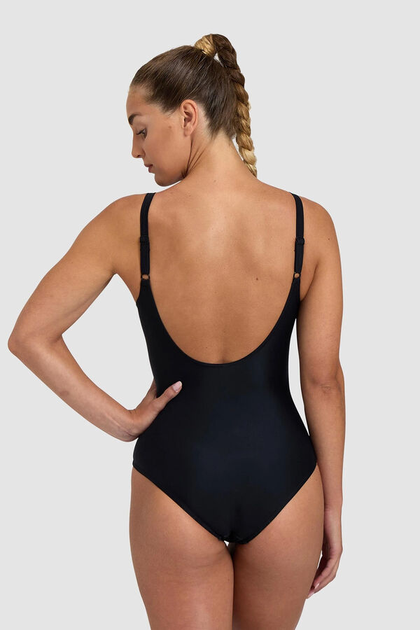 Womensecret arena Feel Imprint U Back swimsuit for women  Crna