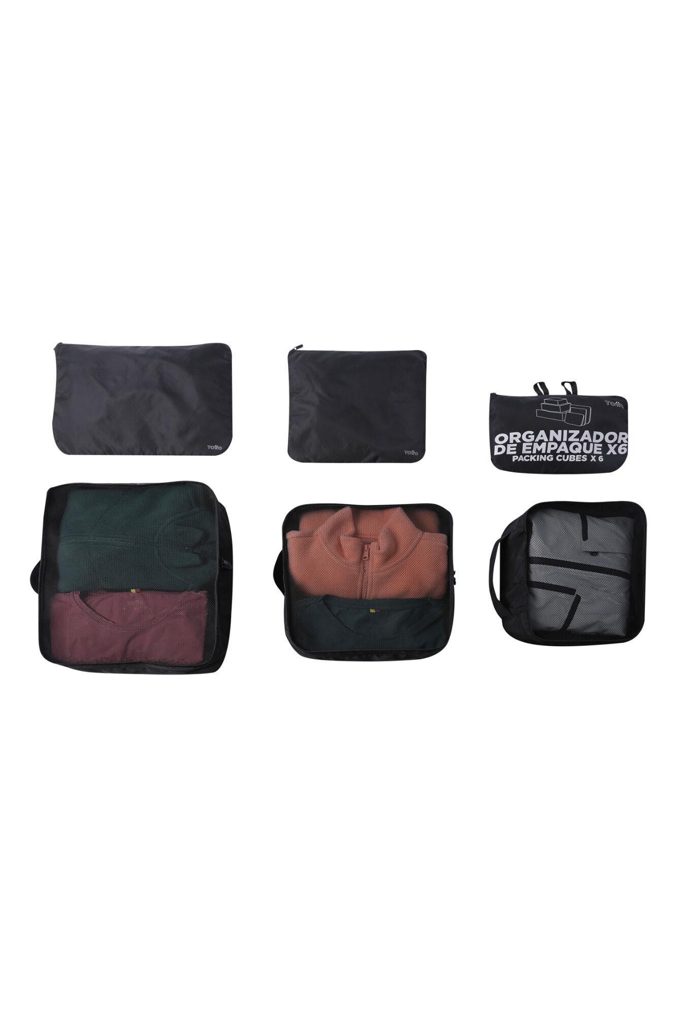 Totto Reise-Packw&uuml;rfel-Set X6
