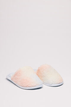 Womensecret Multicoloured furry slippers printed