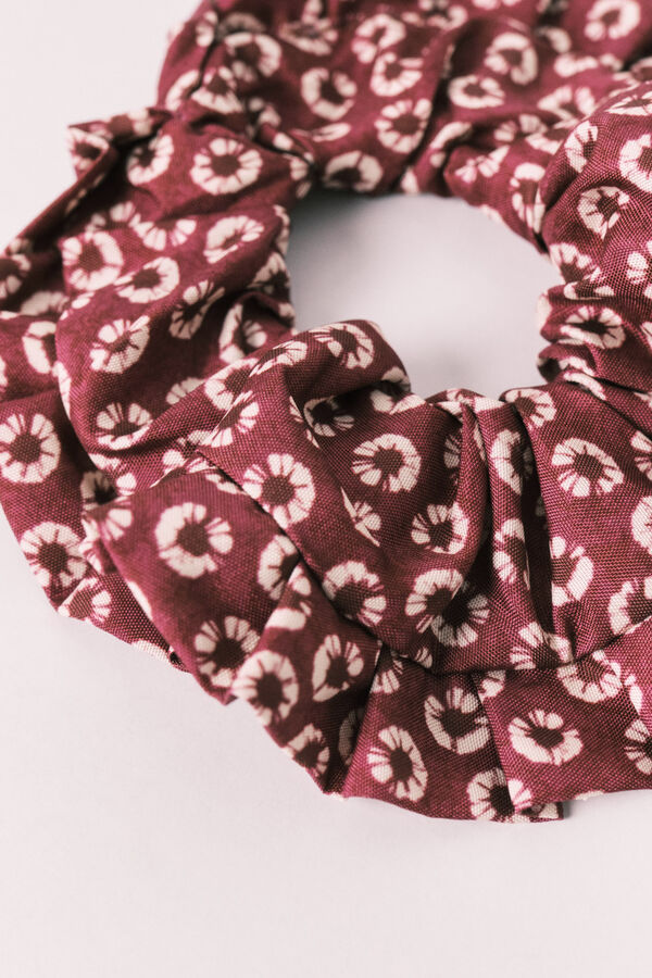 Women'secret Chouchou imprim&eacute; fleurs grenat imprim&eacute;