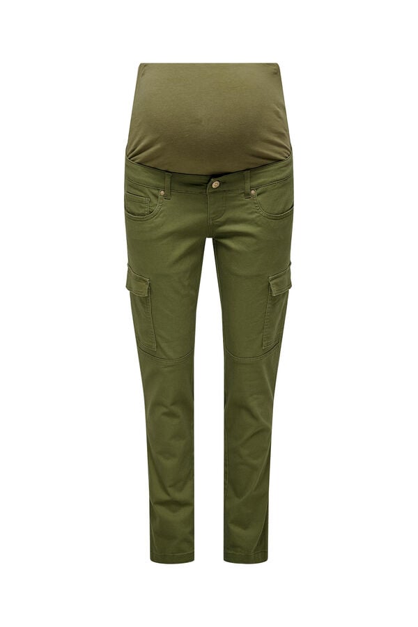 Womensecret Cargo maternity trousers Grün