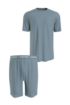 Womensecret Pyjama top and shorts set bleu