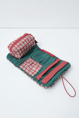 Women'secret Green quilted plaid jewellery box black