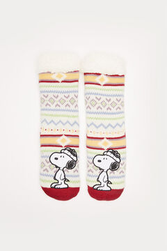 Womensecret Snoopy print fluffy knit socks printed