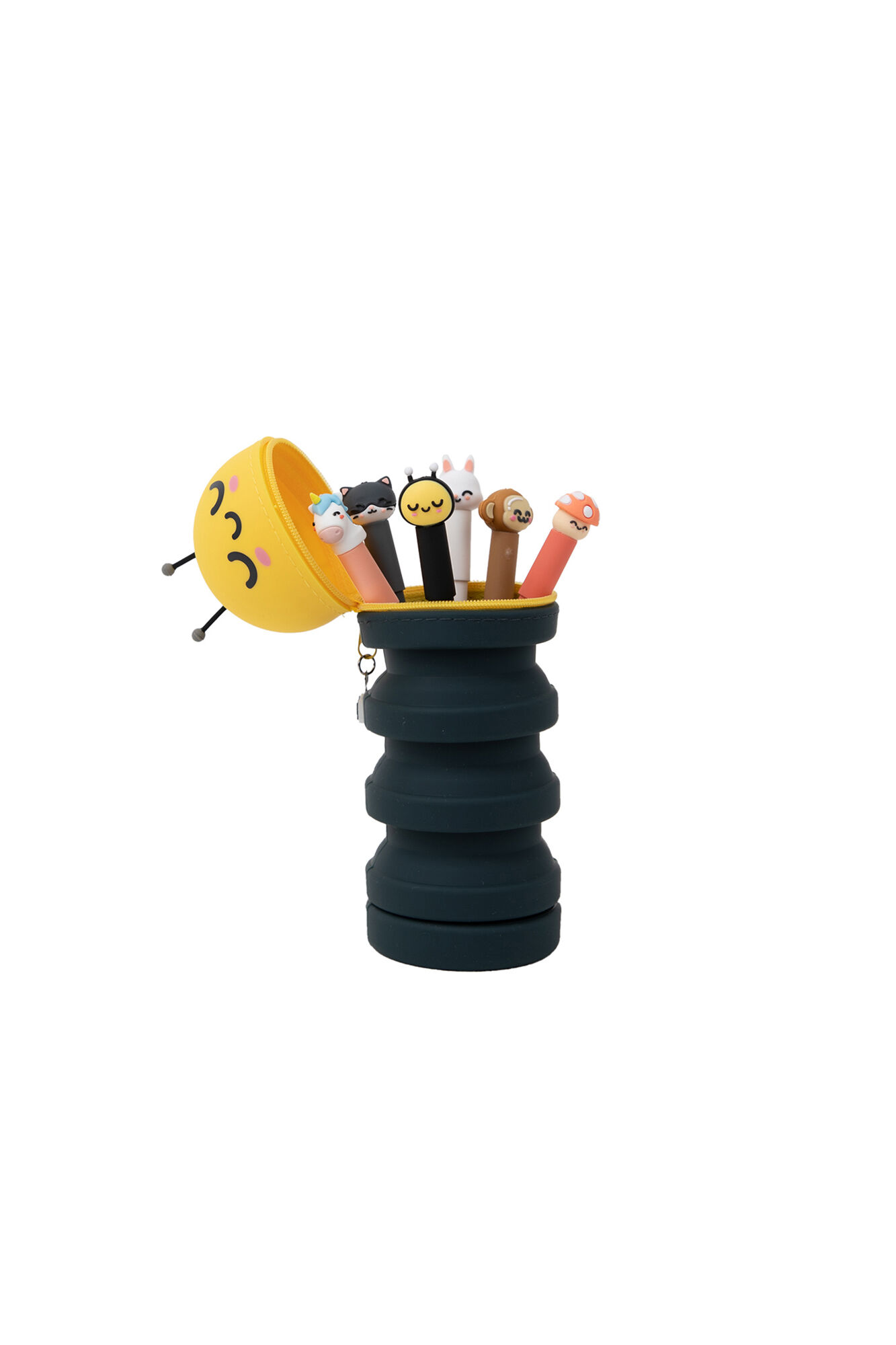 Mr. Wonderful Set de 6 bolis borrables Bo-Bo + estuche de silicona Abeja