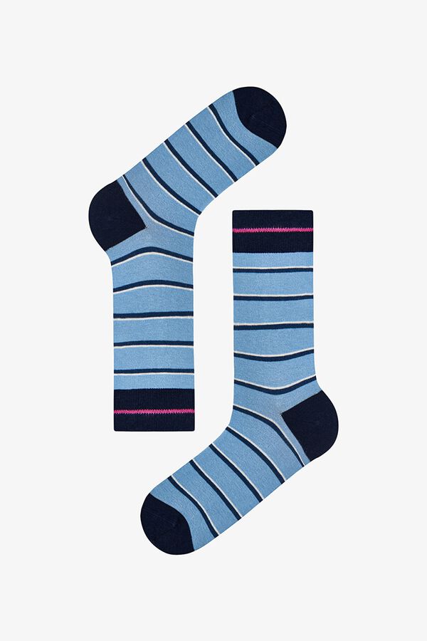 Penti Striped 3-pack high socks printed