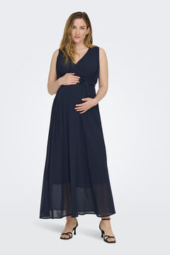 Womensecret Long sleeveless maternity dress bleu