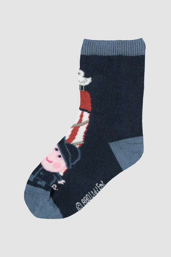 Womensecret Kids 3-pack Peppa Pig socks Blau