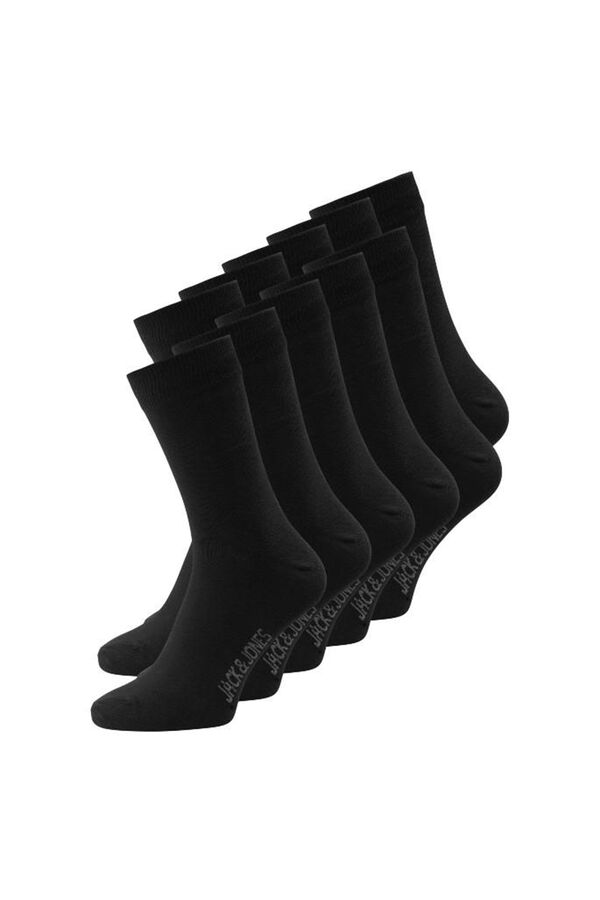 Womensecret Pack de 10 calcetines básicos fekete