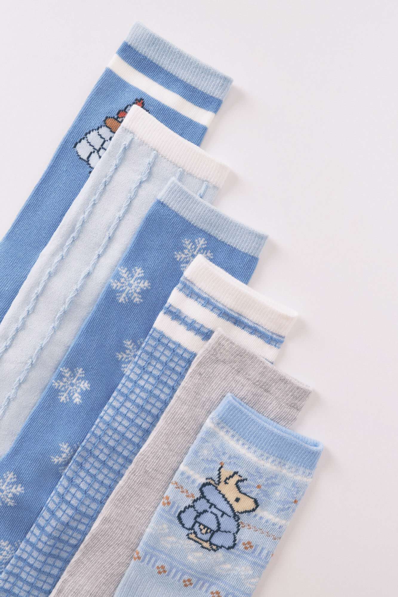 Women'secret Pack of 6 long Snoopy cotton socks