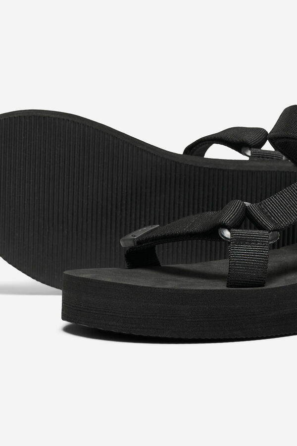 Womensecret Women's sandals with velcro fekete