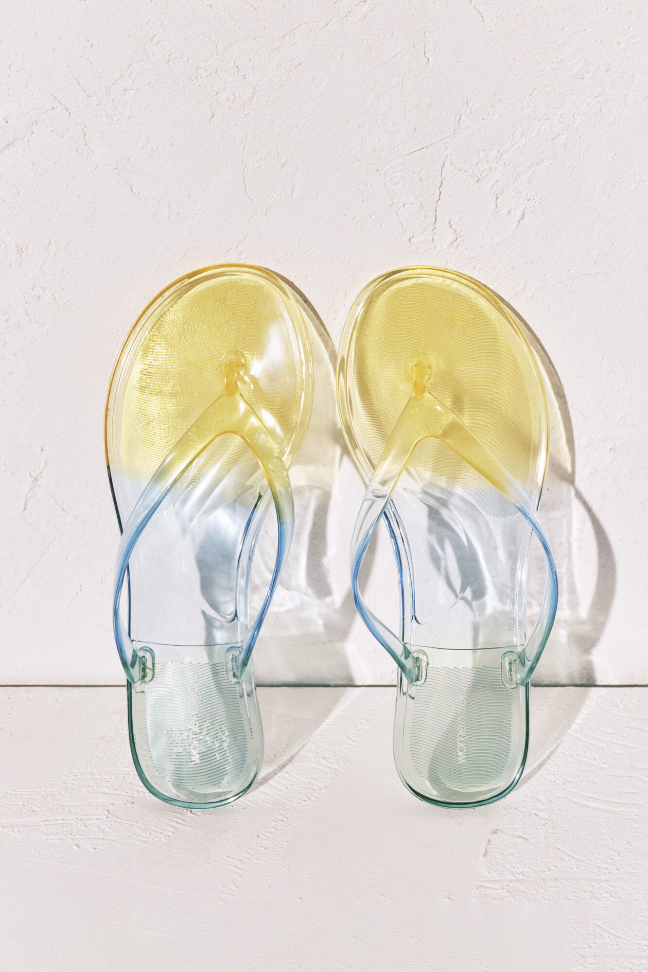 Women'secret Chanclas transparentes verde