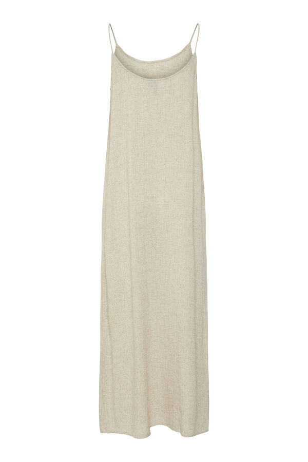 Pieces Langes Leinen Grau