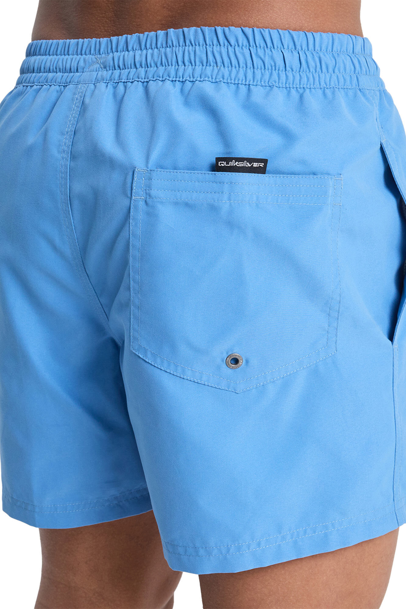 Quiksilver Einfarbiger Badeanzug mit seitlichem Logo