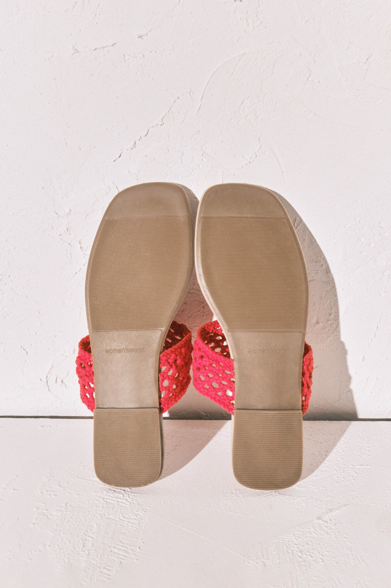 Women'secret Red crochet sandals