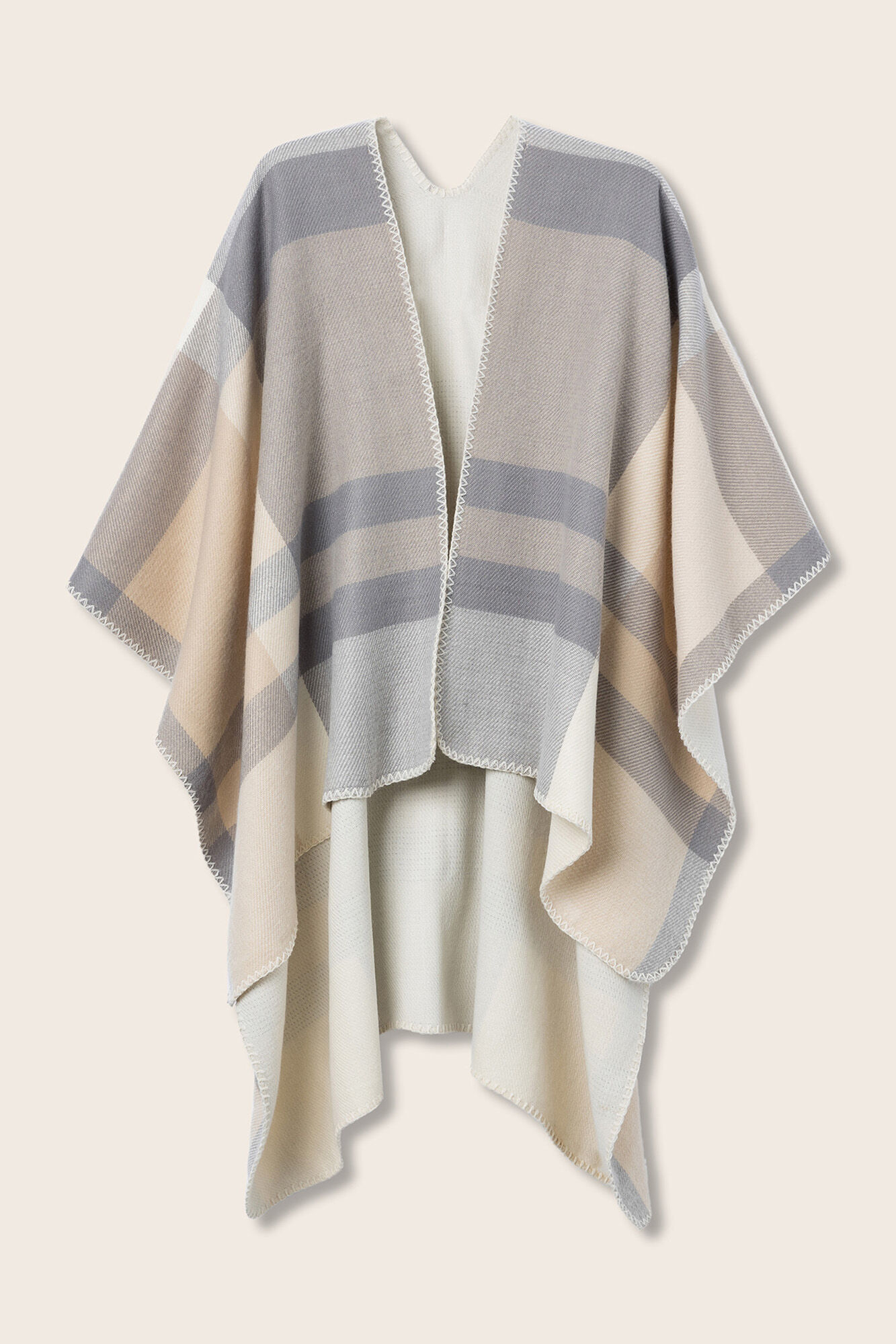 Vilanova Capa Beige de Cuadros