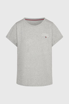 Womensecret Camiseta marga corta logo grey