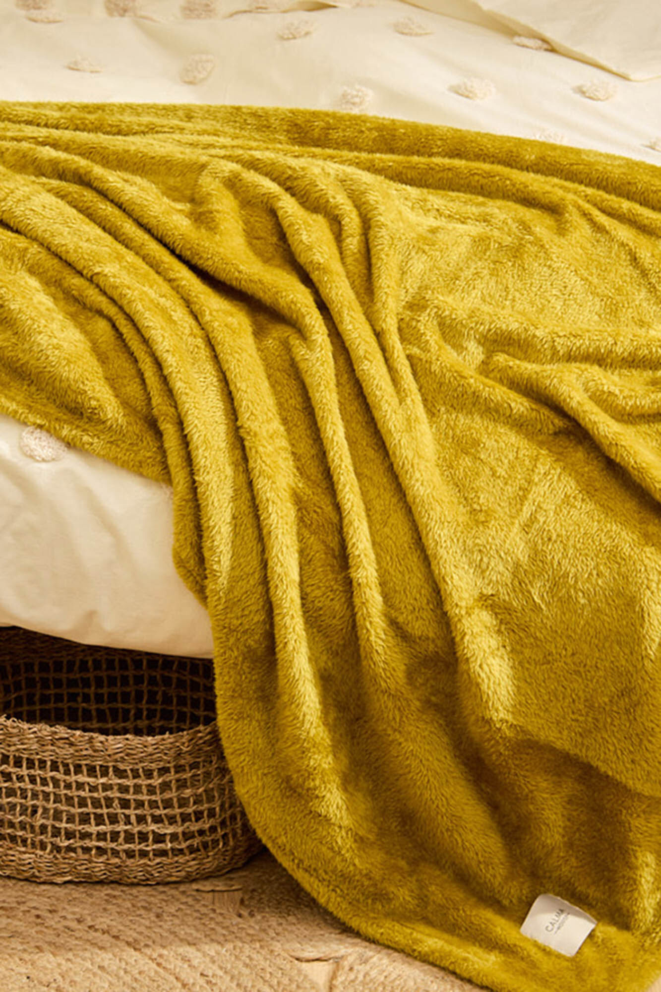 Calma House Plaid de pelito suave verde Pooh