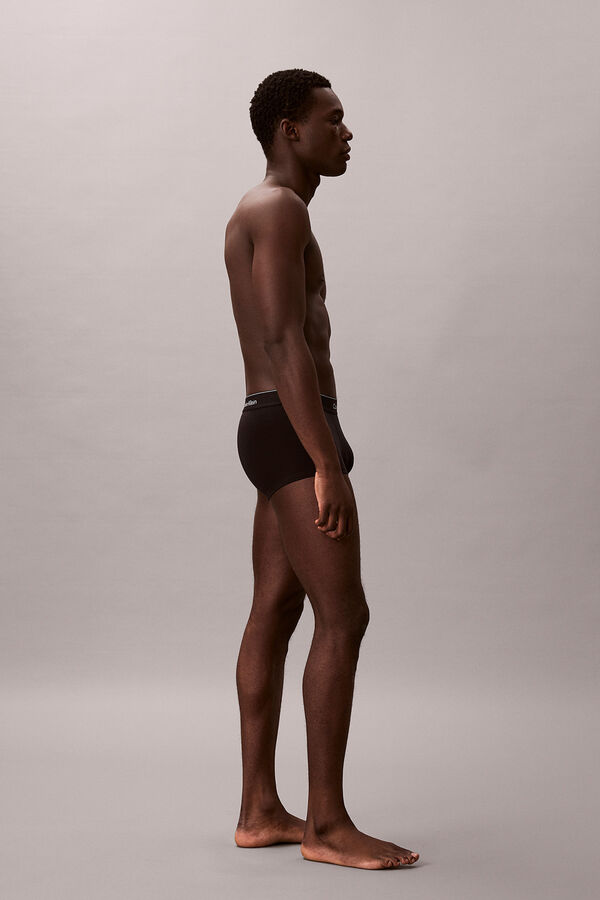 Calvin Klein Pack de 3 b&oacute;xers de tiro bajo - Icon Cotton Stretch negro