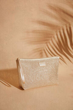 Womensecret Gold medium-sized vanity case yellow