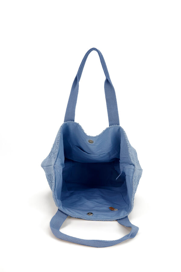 Abbacino Bolsa de praia grande azul Oceans Diary azul