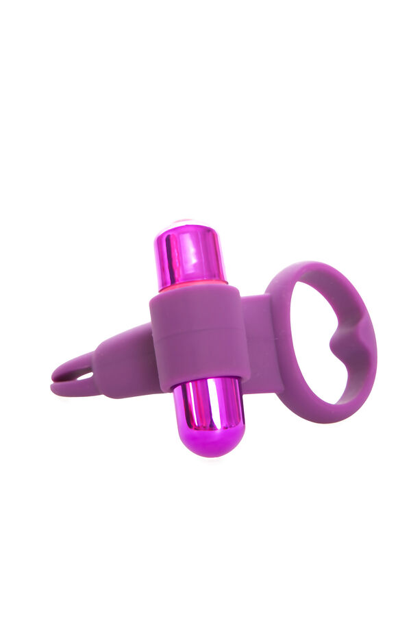 Amantis Conejito doble dedo anillo estimulador morado/lila