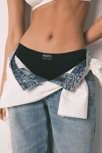 HI&BYE Black classic seamless panty