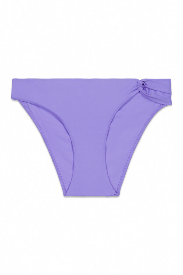 Women'secret Lila klasičan donji deo bikinija sa bočnim twistom Ljubičasta