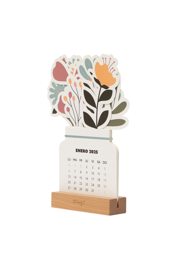 Mr. Wonderful 2025 desktop calendar with base to enjoy the year with enthusiasm Print