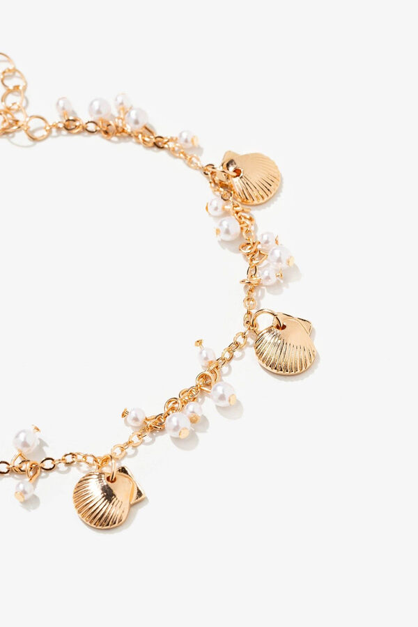 Vilanova Metal pie bracelet with beads printed