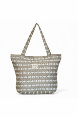 De La Mur Bolsa Grande Cremallera Pesc beige