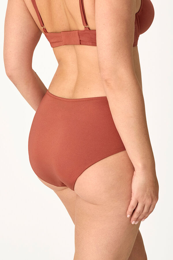 Promise Braga bikini alta satinada naranja