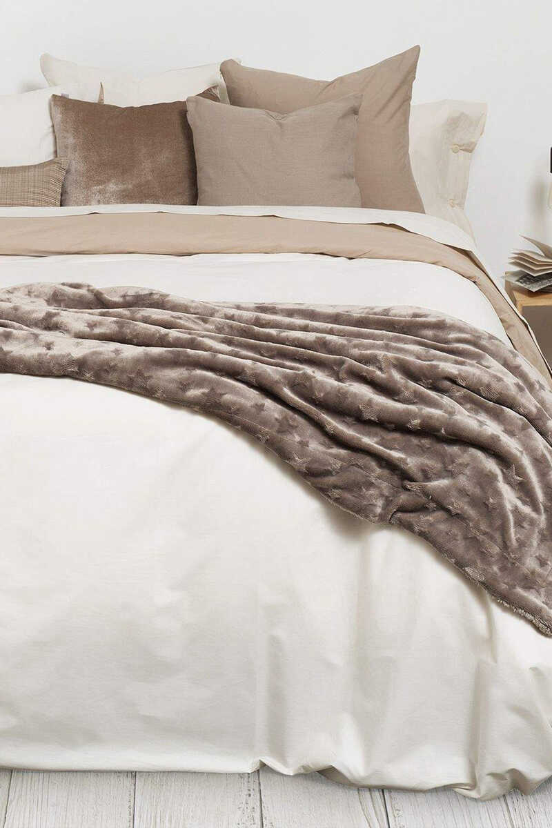 Funda nórdica algodón percal reversible. Cama 180-200cm., Dormitorio