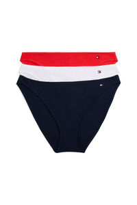 Tommy Hilfiger Pack 3 bragas cl&aacute;sicas logo lateral