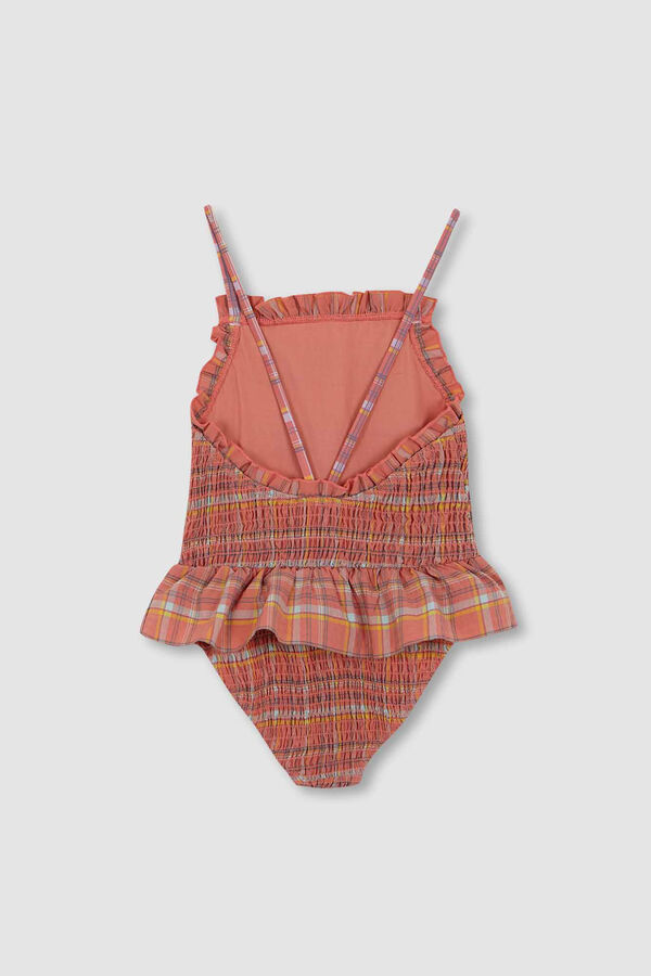 Womensecret Pink checked swimsuit rose