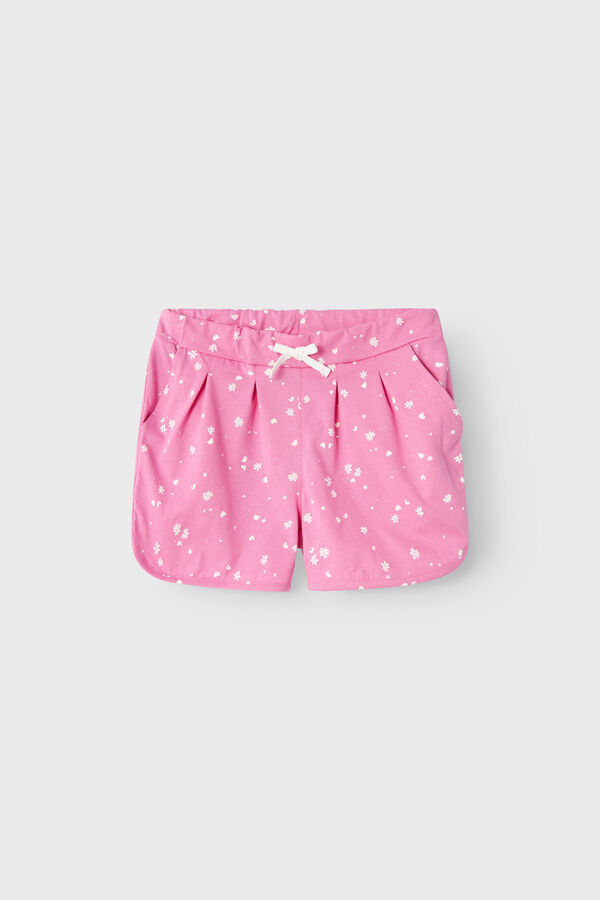 Womensecret Girls' cotton shorts rózsaszín