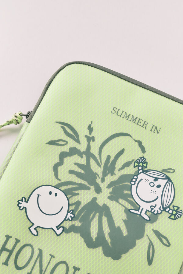 Women'secret Housse de tablette Mr. Men &trade; & Little Miss&trade; vert