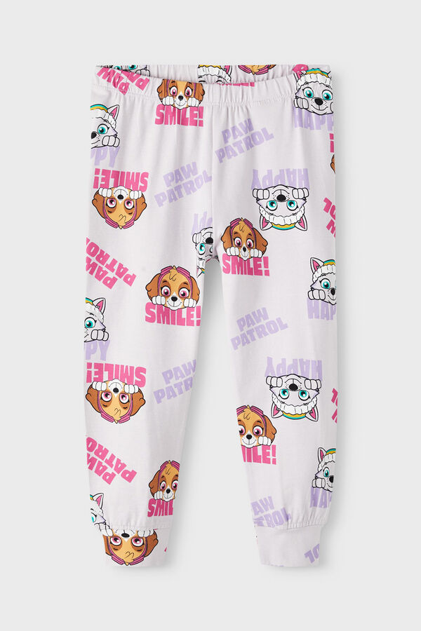 Womensecret Pijama de niña de la Patrulla Canina morado/lila