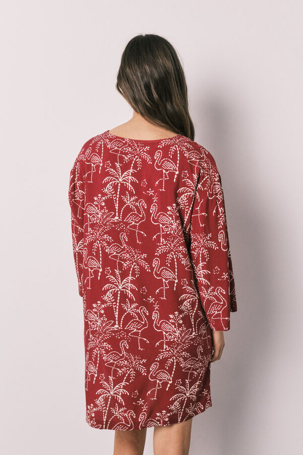 Women'secret Palm print short camisole beige