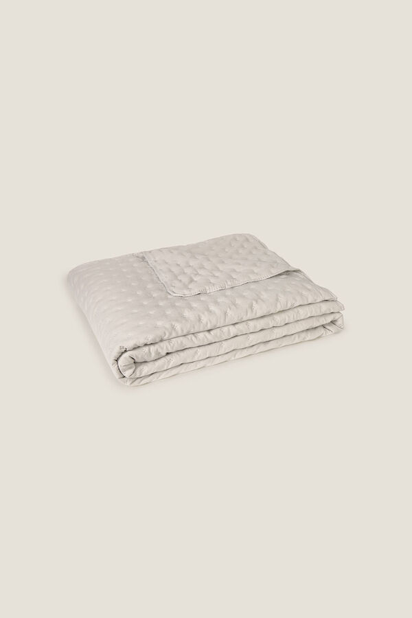 Textura Einfache Steppdecke Grau