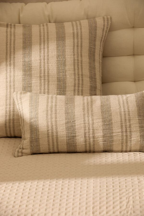 Calma House 30x60 cotton cushion case grey