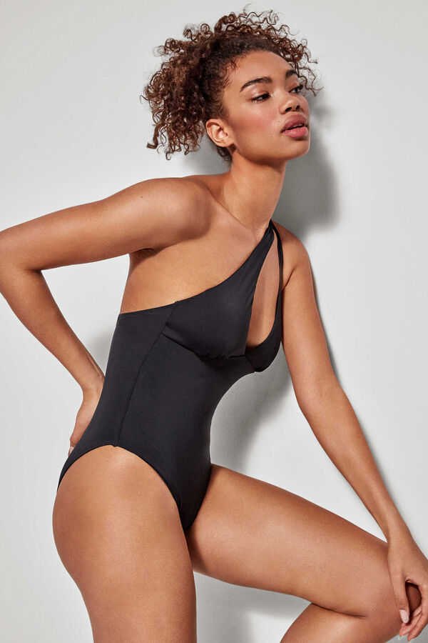 Womensecret Non-wired removable foam padding swimsuit noir