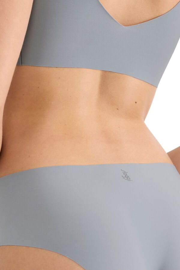 Sloggi Culotte classique en microfibre sans coutures gris